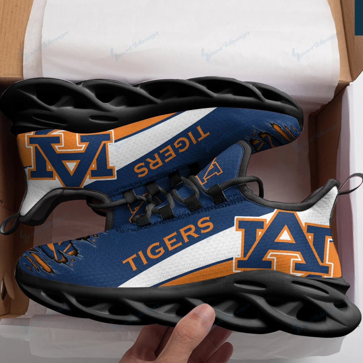 Auburn Tigers YZ Running Sneakers - Famjoys Auburn Tigers YZ Running Sneakers - Famjoys
