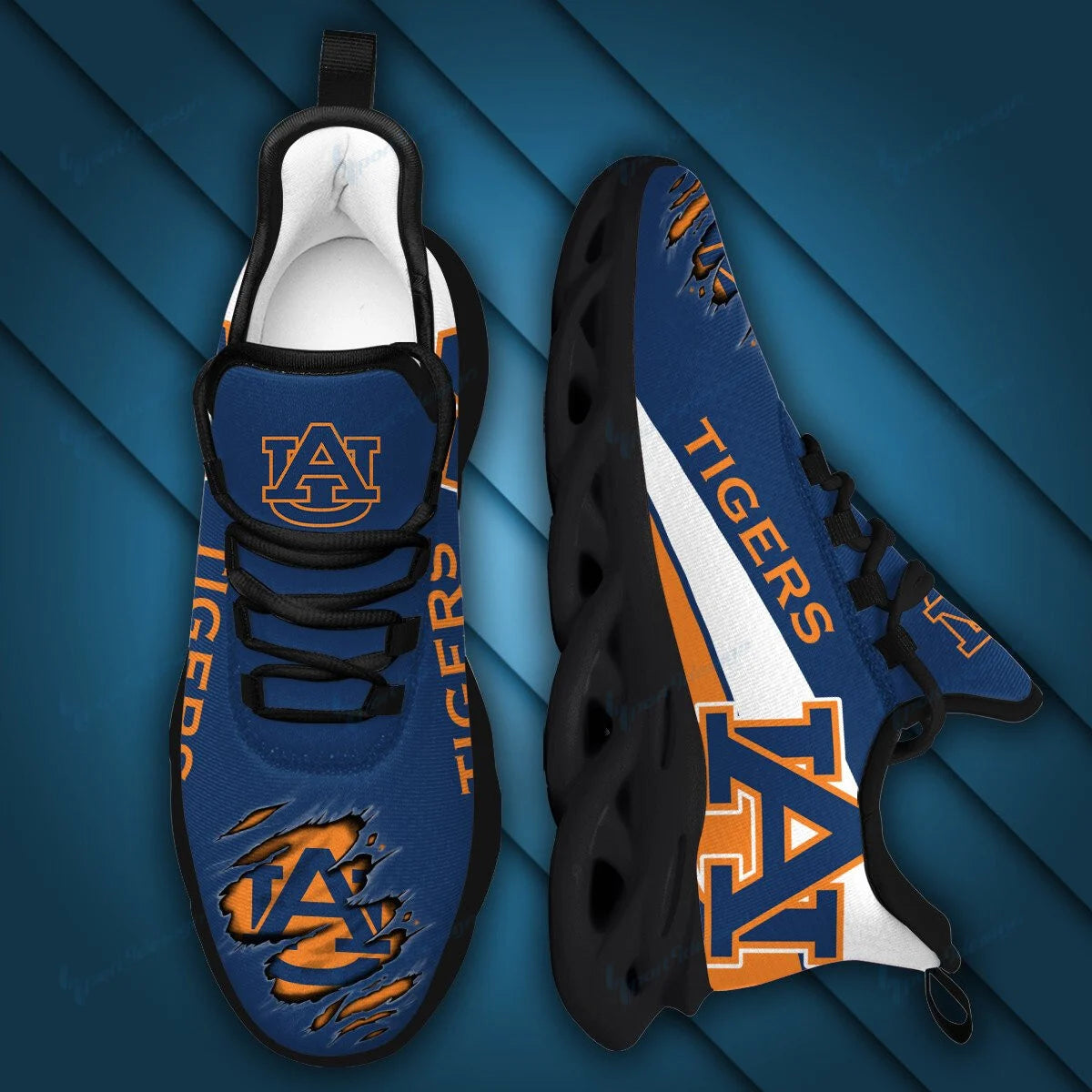 Auburn Tigers YZ Running Sneakers - Famjoys Auburn Tigers YZ Running Sneakers - Famjoys