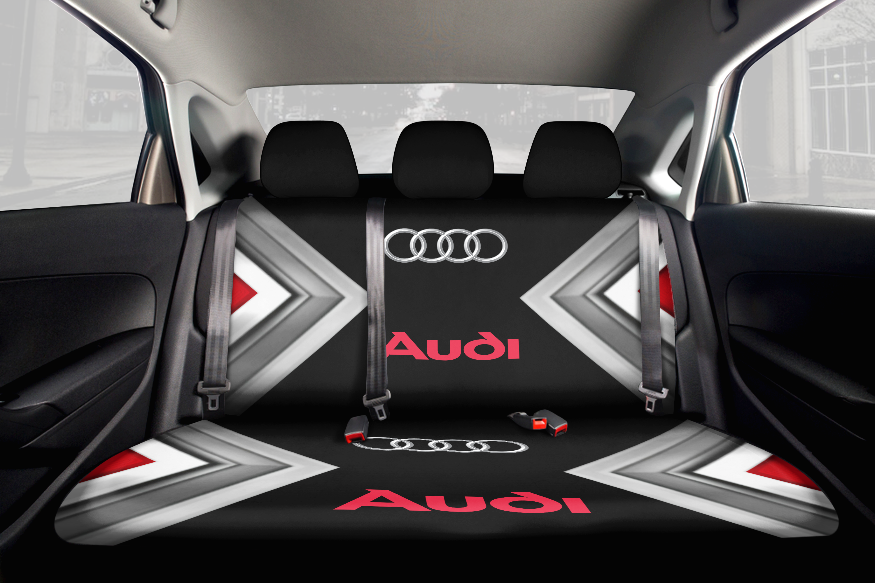 Audi Back Seat Cover V3 - Famjoys Audi Back Seat Cover V3 - Famjoys