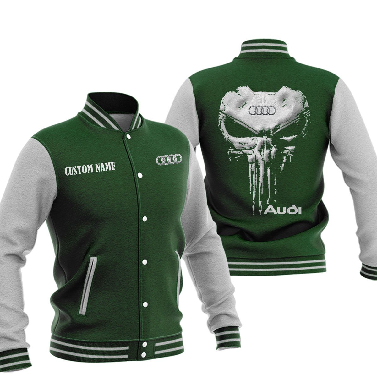 Audi Baseball Jacket, Multicolor - Famjoys Audi Baseball Jacket, Multicolor - Famjoys