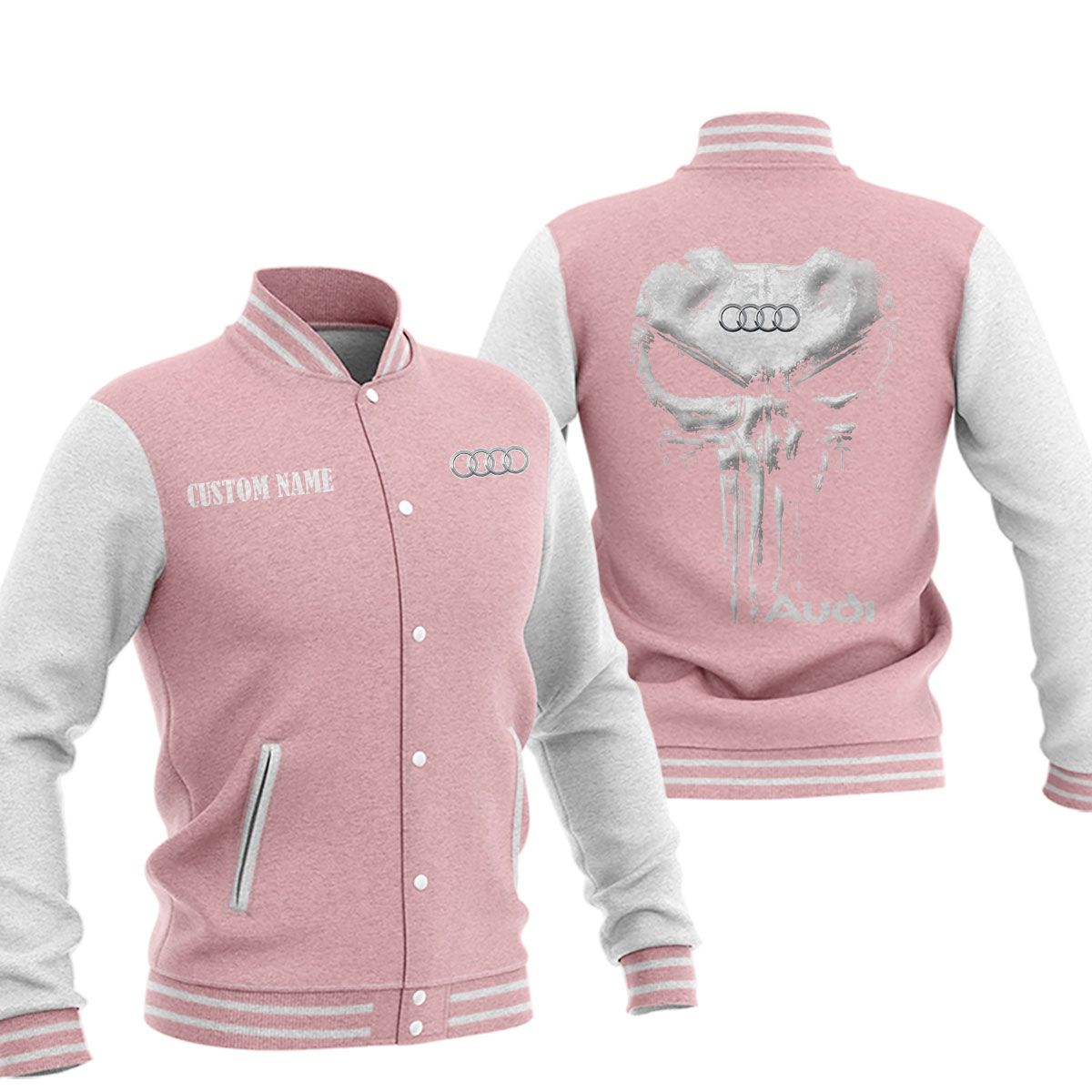 Audi Baseball Jacket, Multicolor - Famjoys Audi Baseball Jacket, Multicolor - Famjoys