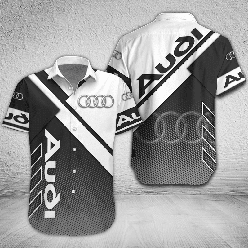 Audi Button Shirt Custom Name, Multicolor - Famjoys Audi Button Shirt Custom Name, Multicolor - Famjoys
