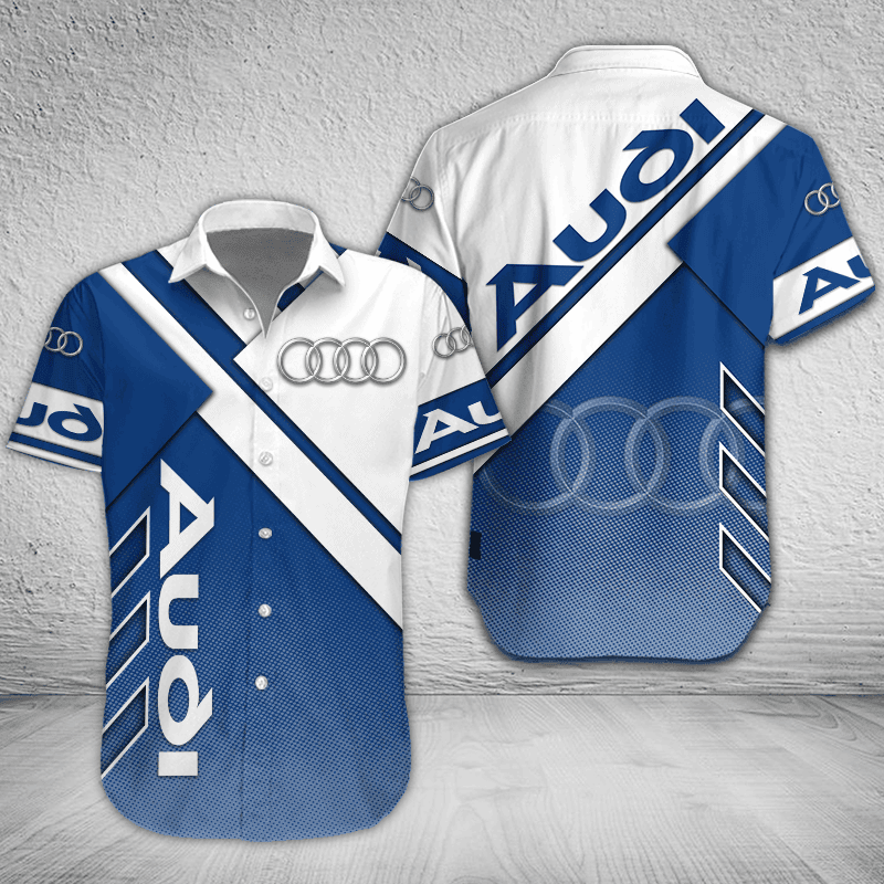 Audi Button Shirt Custom Name, Multicolor - Famjoys Audi Button Shirt Custom Name, Multicolor - Famjoys