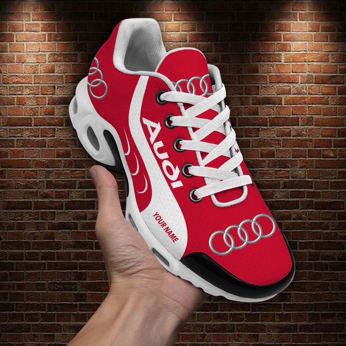 Audi Custom Name Sport Shoes VS40 - Famjoys Audi Custom Name Sport Shoes VS40 - Famjoys