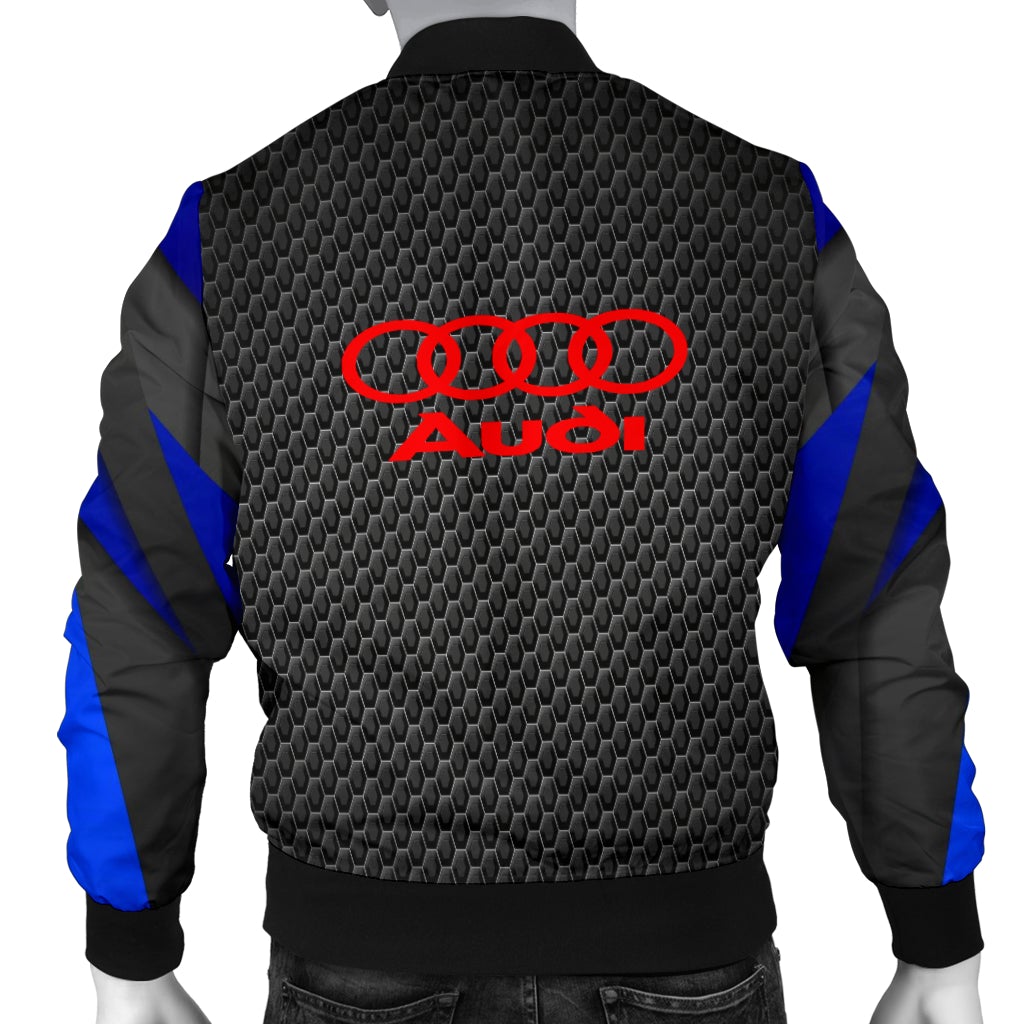 Audi Men's Bomber Jacket BB - Famjoys Audi Men's Bomber Jacket BB - Famjoys