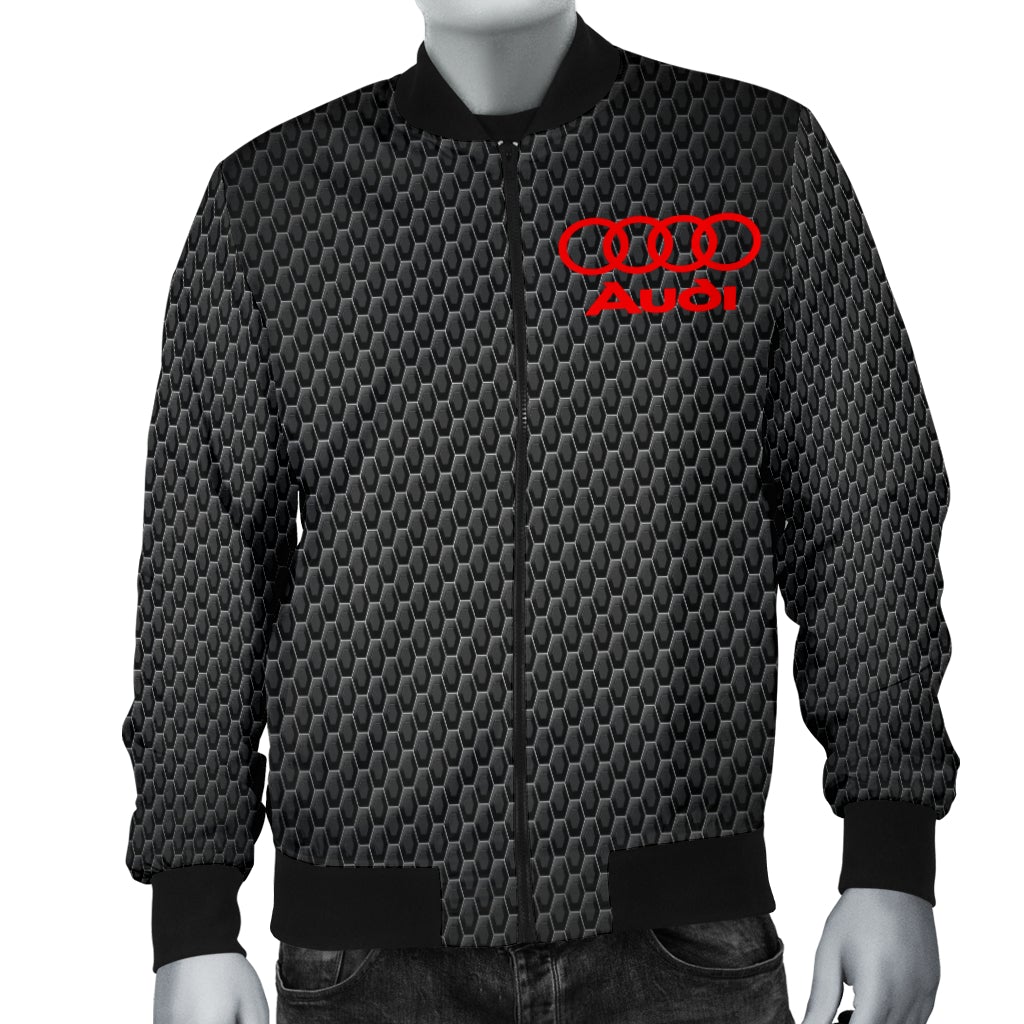 Audi Men's Bomber Jacket MT - Famjoys Audi Men's Bomber Jacket MT - Famjoys