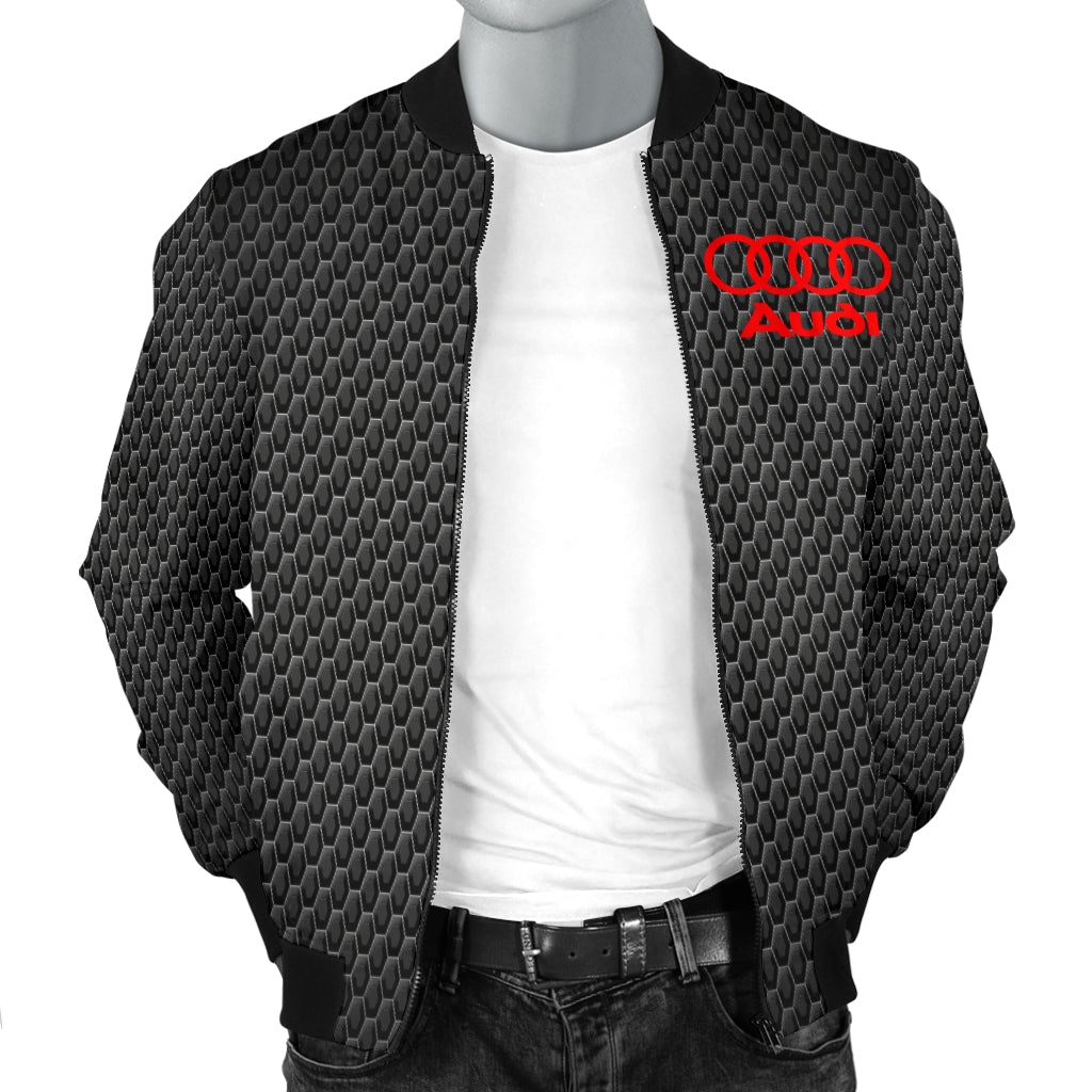 Audi Men's Bomber Jacket MT - Famjoys Audi Men's Bomber Jacket MT - Famjoys
