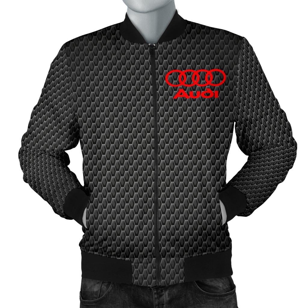 Audi Men's Bomber Jacket MT - Famjoys Audi Men's Bomber Jacket MT - Famjoys