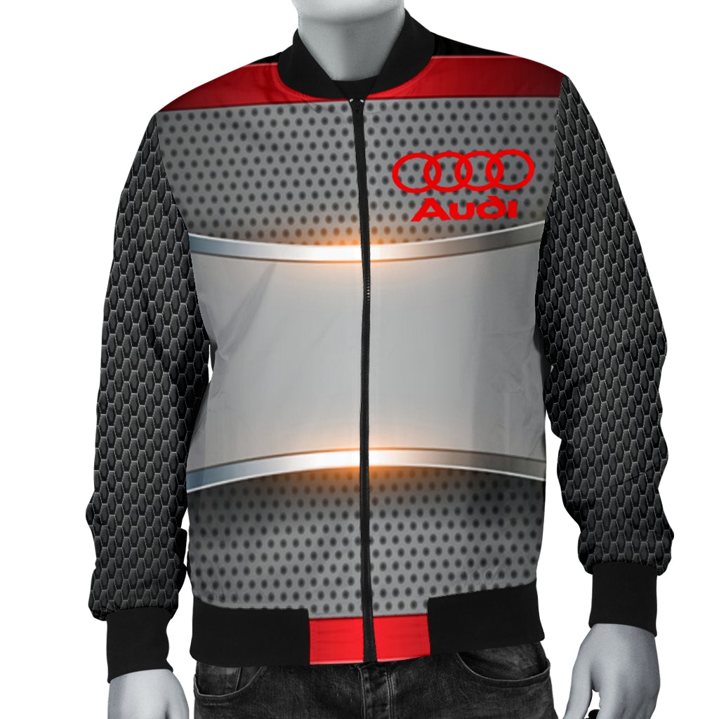 Audi Men's Bomber Jacket RW - Famjoys Audi Men's Bomber Jacket RW - Famjoys