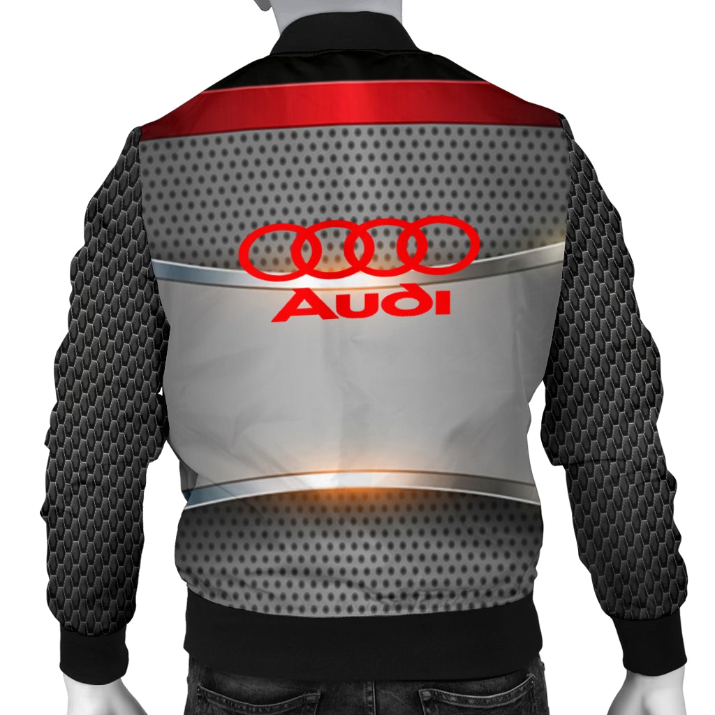 Audi Men's Bomber Jacket RW - Famjoys Audi Men's Bomber Jacket RW - Famjoys