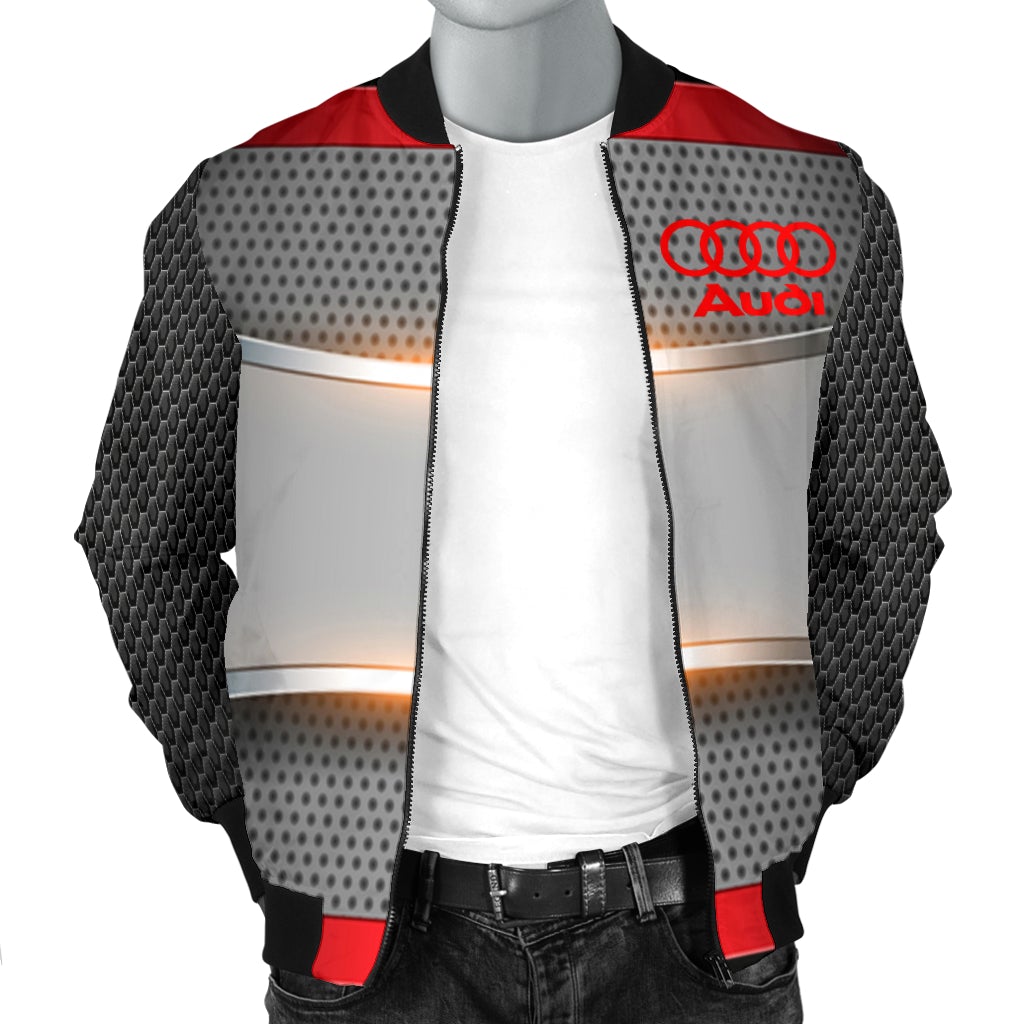 Audi Men's Bomber Jacket RW - Famjoys Audi Men's Bomber Jacket RW - Famjoys