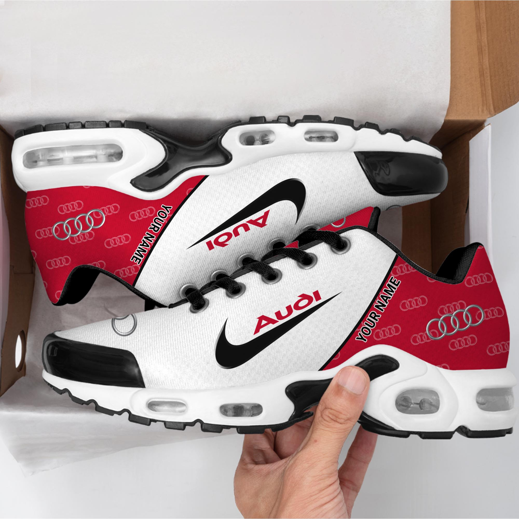 Audi Personalized Name Air Cushion Sports Shoes 0746 - Famjoys Audi Personalized Name Air Cushion Sports Shoes 0746 - Famjoys