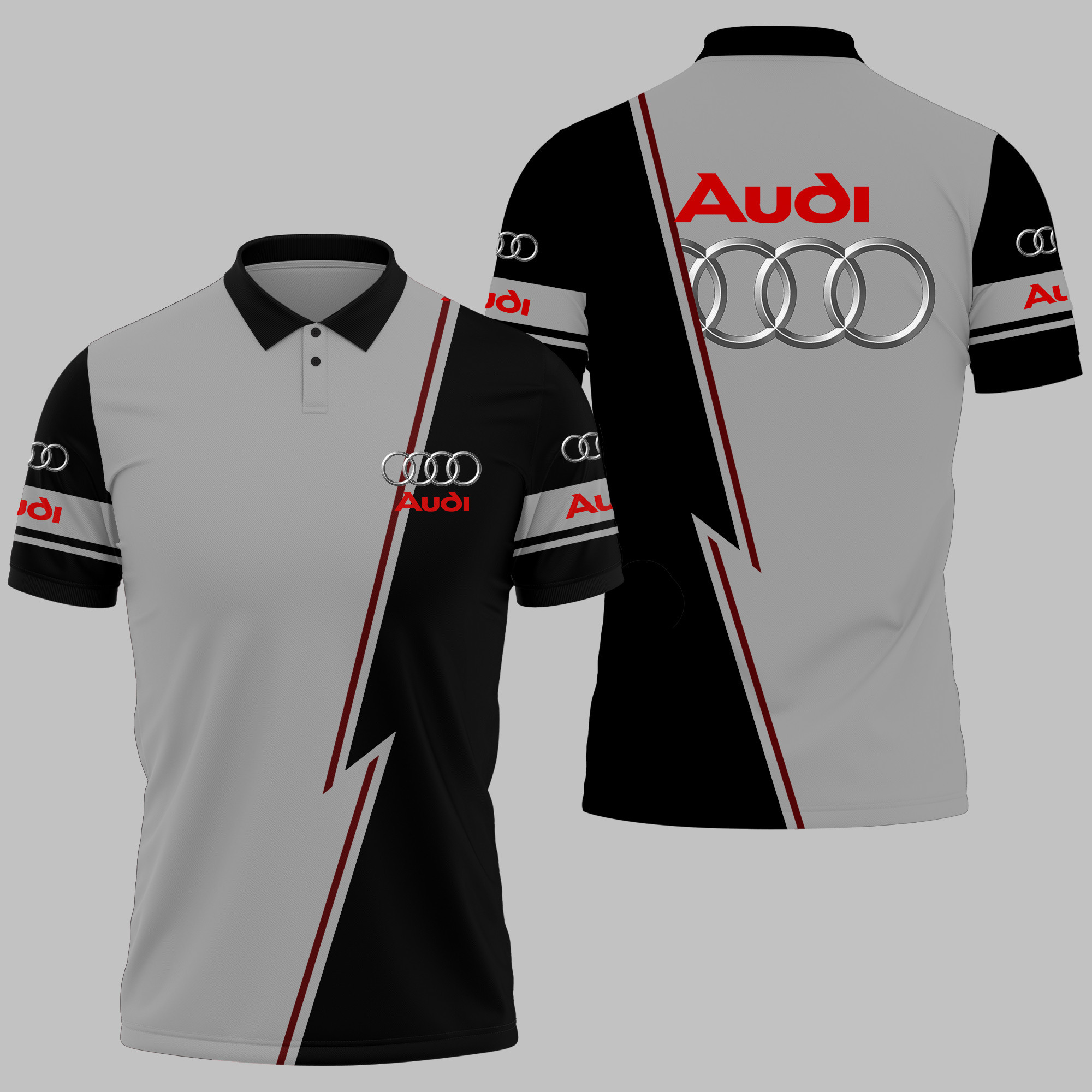 Audi Polo Shirt Ver 1 - Famjoys Audi Polo Shirt Ver 1 - Famjoys