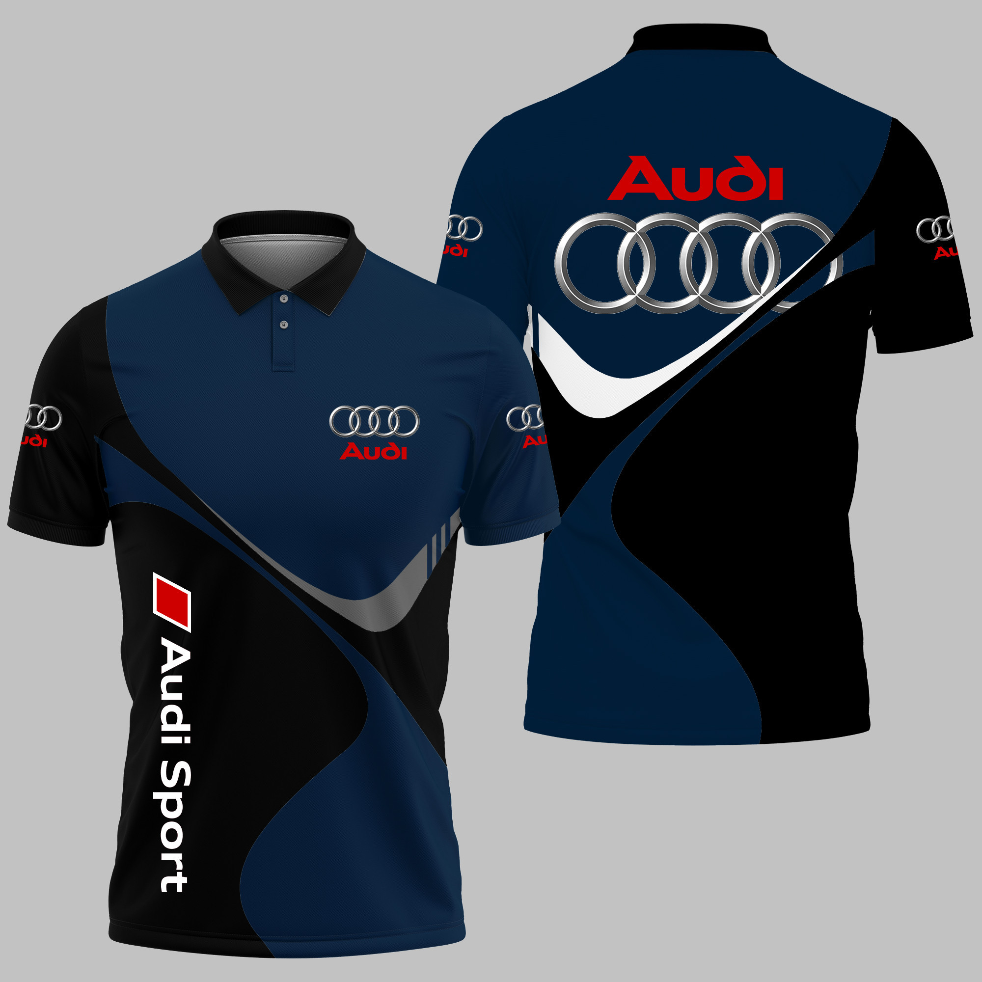 Audi Polo Shirt Ver 1 - Famjoys Audi Polo Shirt Ver 1 - Famjoys