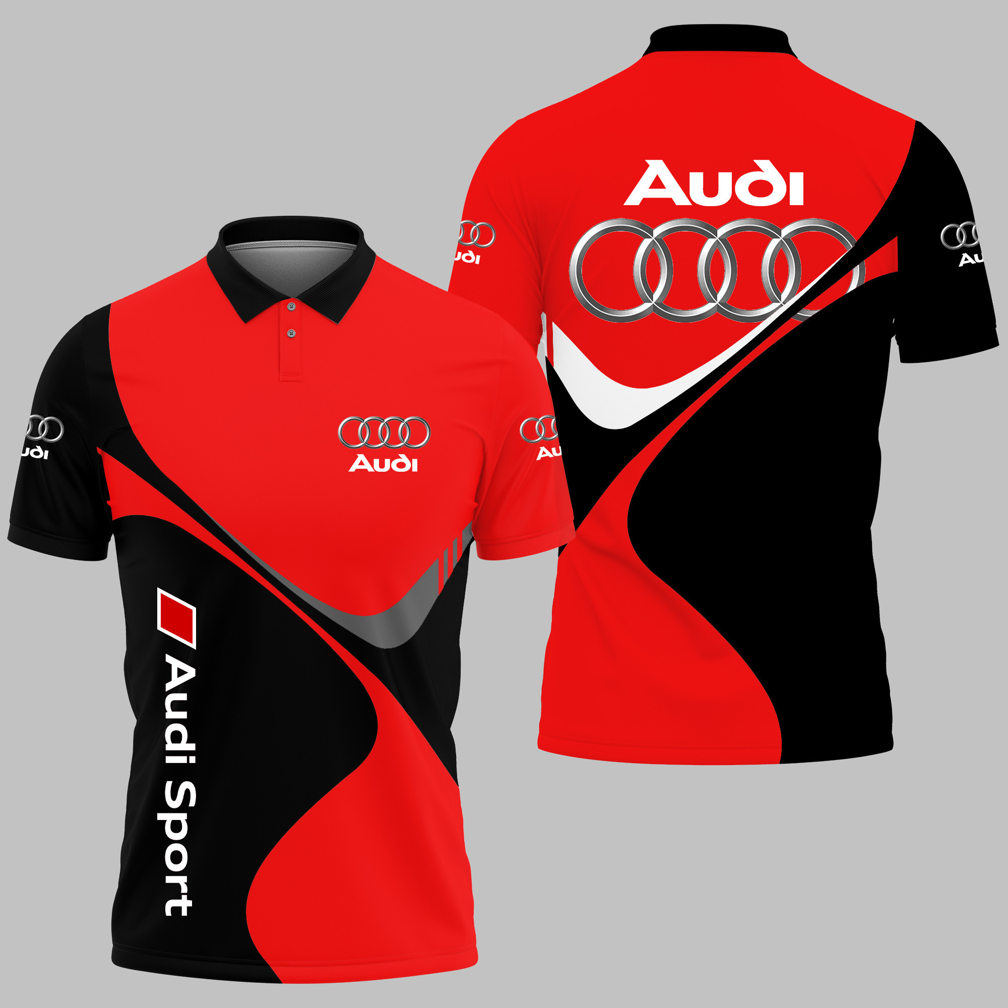 Audi Polo Shirt Ver 1 - Famjoys Audi Polo Shirt Ver 1 - Famjoys