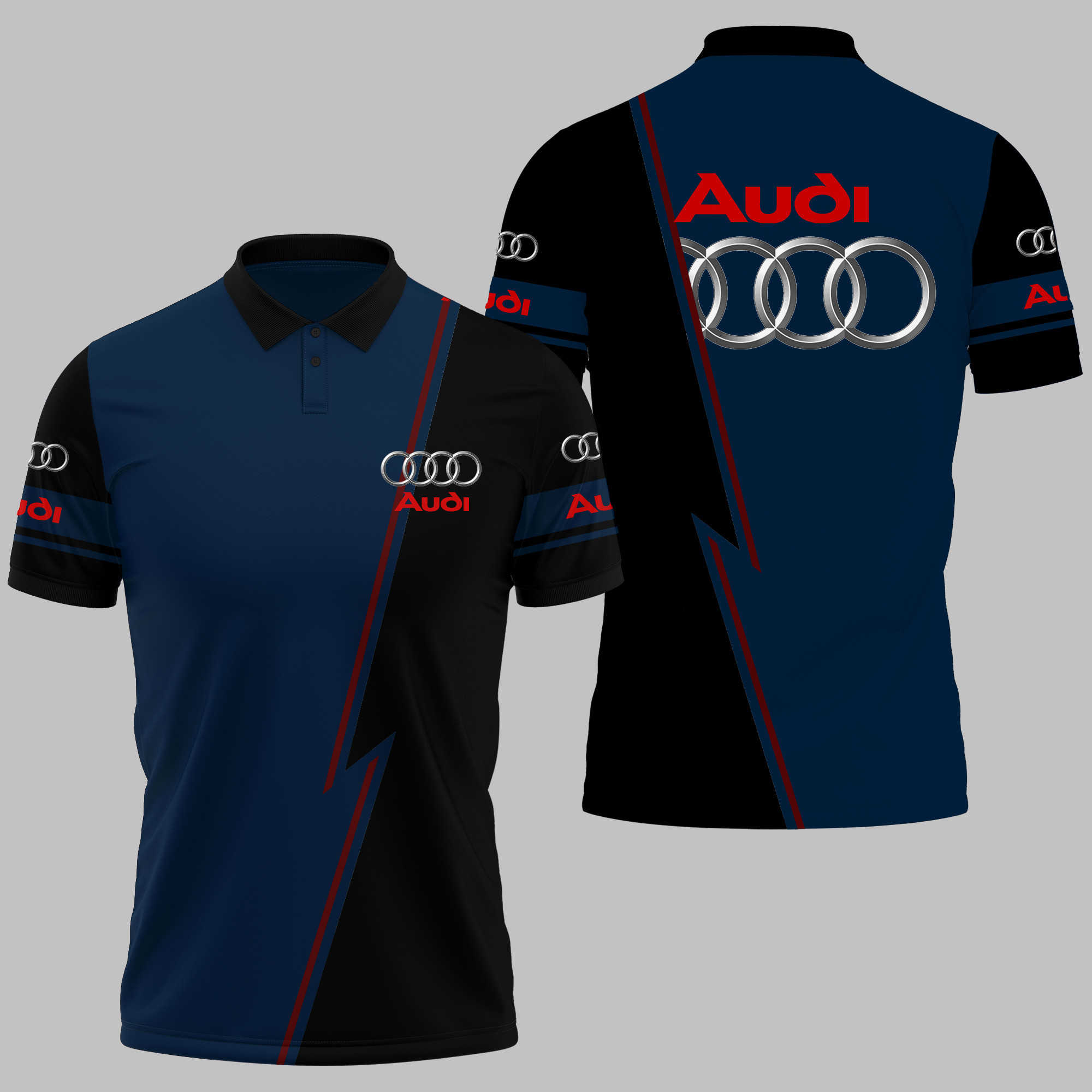 Audi Polo Shirt Ver 1 - Famjoys Audi Polo Shirt Ver 1 - Famjoys