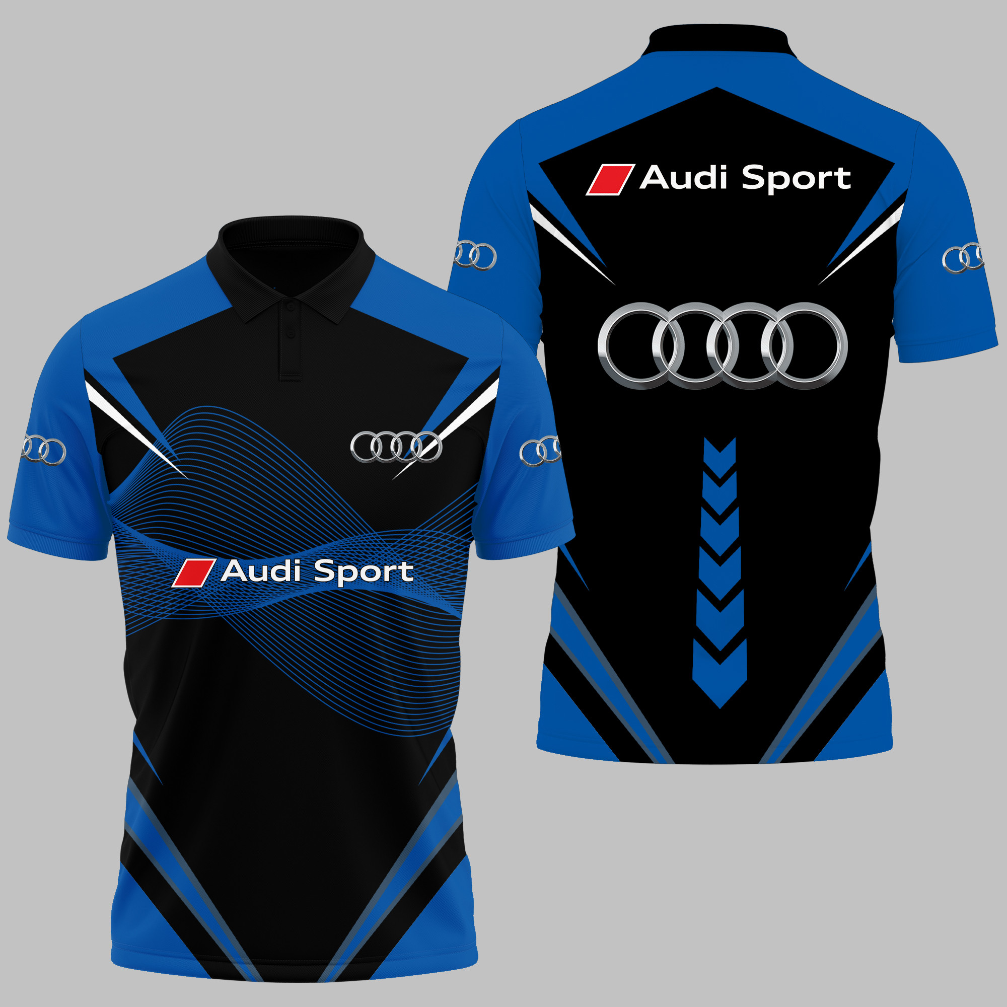 Audi Polo Shirt Ver 9 - Famjoys Audi Polo Shirt Ver 9 - Famjoys
