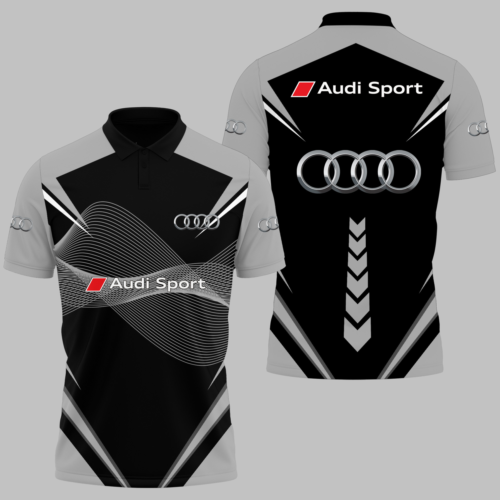 Audi Polo Shirt Ver 9 - Famjoys Audi Polo Shirt Ver 9 - Famjoys