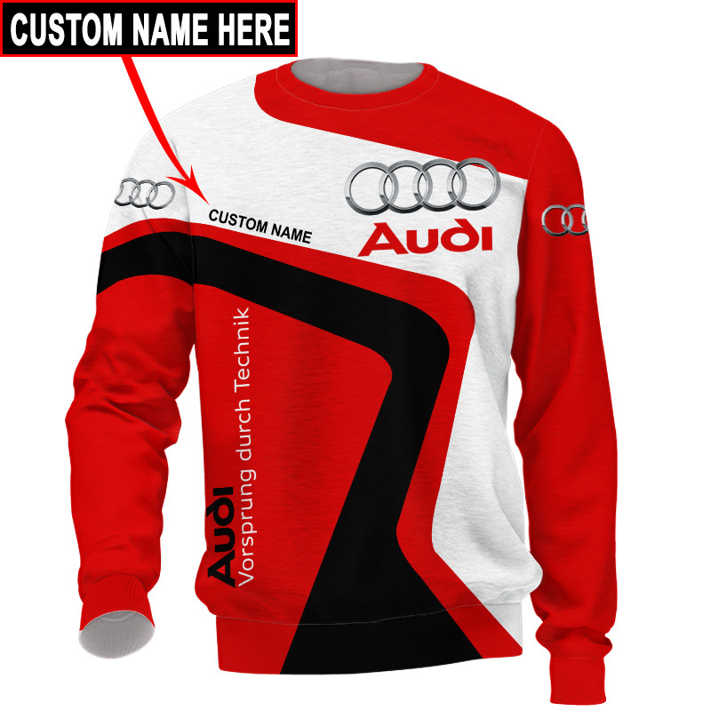 Audi t-shirt hoodie apparel 3D full printing - Famjoys Audi t-shirt hoodie apparel 3D full printing - Famjoys