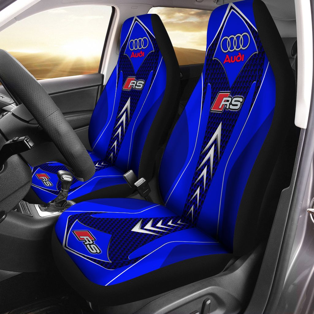 Audi Tnt-Ht Car Seat Cover (Set Of 2) Ver 2 (Blue)