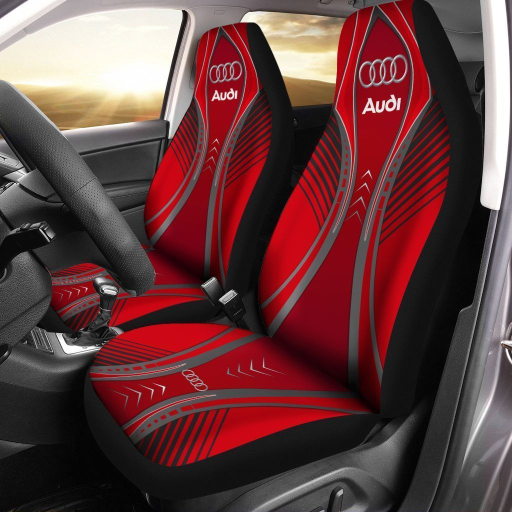 Audi TTT-NH Car Seat Cover (Set of 2) Ver 1 (Red)
