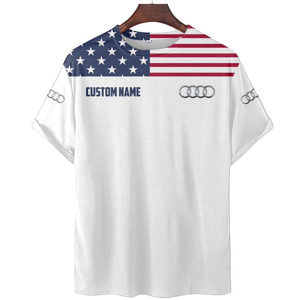 Audi US Flag Full Printing T-Shirt, Hoodie, Zip, Polo, Hawaiian Shirt - Famjoys Audi US Flag Full Printing T-Shirt, Hoodie, Zip, Polo, Hawaiian Shirt - Famjoys