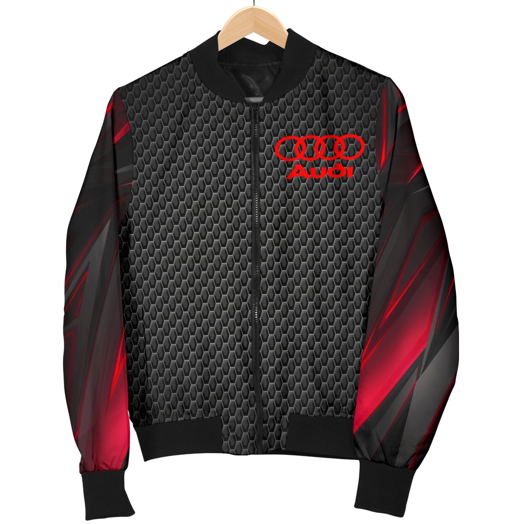 Audi Women's Bomber Jacket RA - Famjoys Audi Women's Bomber Jacket RA - Famjoys