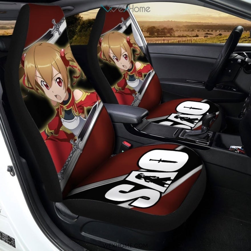 Ayano Keiko Silica Car Seat Covers Custom Sword Art Online - Famjoys Ayano Keiko Silica Car Seat Covers Custom Sword Art Online - Famjoys