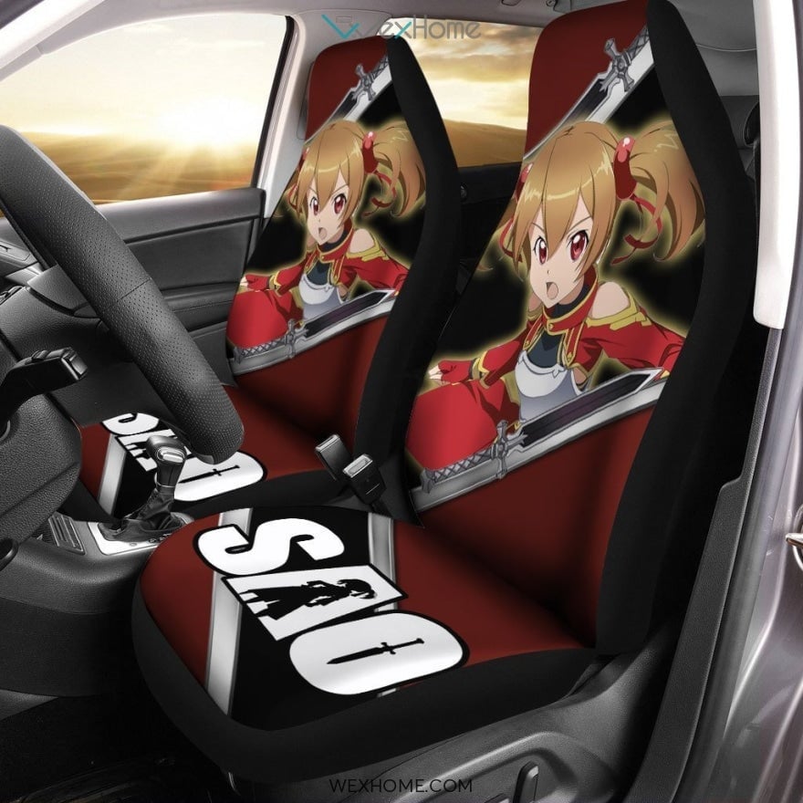 Ayano Keiko Silica Car Seat Covers Custom Sword Art Online - Famjoys Ayano Keiko Silica Car Seat Covers Custom Sword Art Online - Famjoys