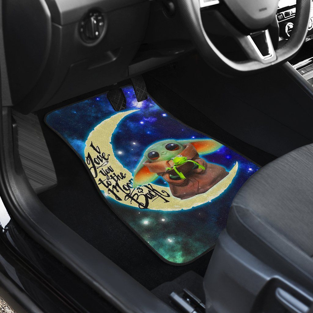 Baby Yoda Cute Art Car Floor Mats Cartoon Fan Gift - Famjoys Baby Yoda Cute Art Car Floor Mats Cartoon Fan Gift - Famjoys