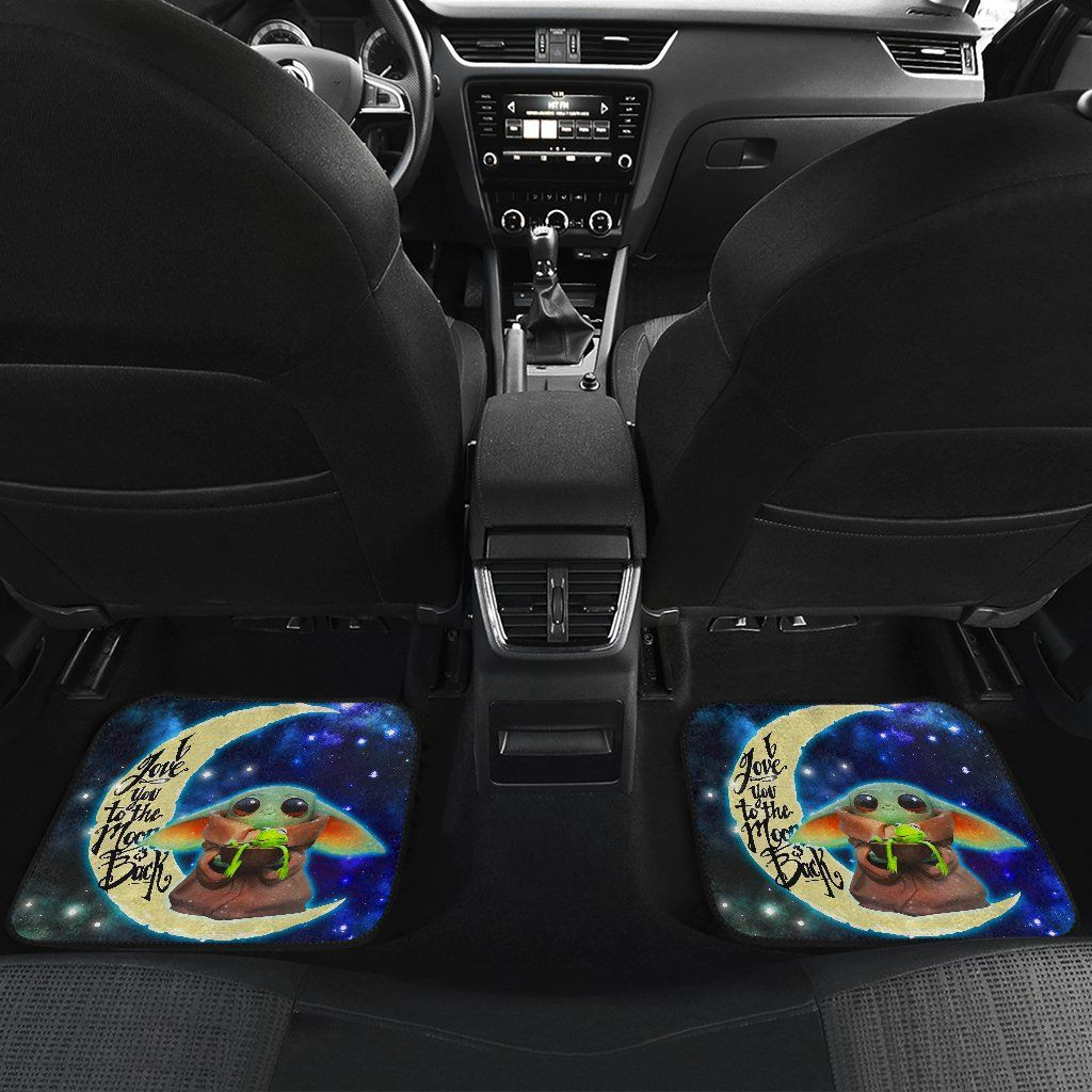 Baby Yoda Cute Art Car Floor Mats Cartoon Fan Gift - Famjoys Baby Yoda Cute Art Car Floor Mats Cartoon Fan Gift - Famjoys