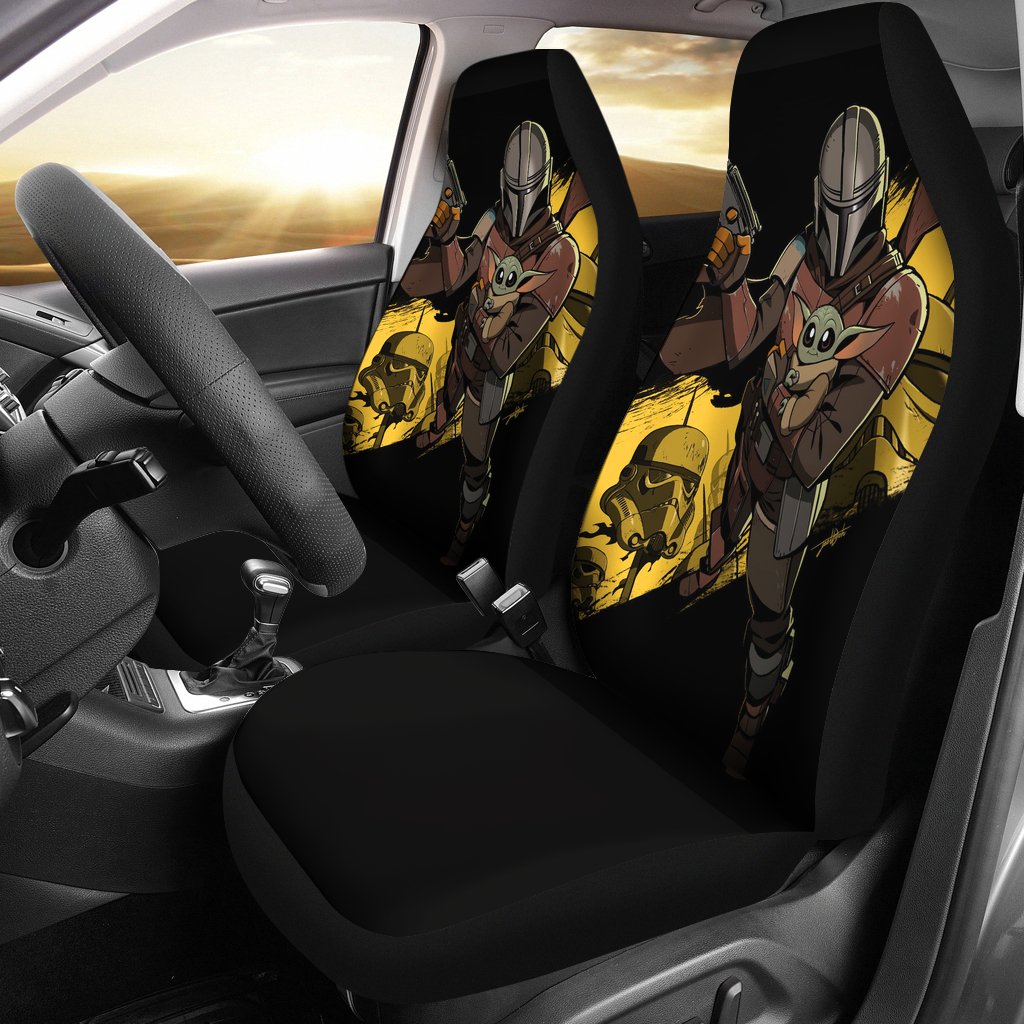 Baby Yoda Cute Seat Cover - Famjoys Baby Yoda Cute Seat Cover - Famjoys