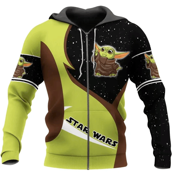 Baby Yoda Hoodies - v13 - Famjoys Baby Yoda Hoodies - v13 - Famjoys
