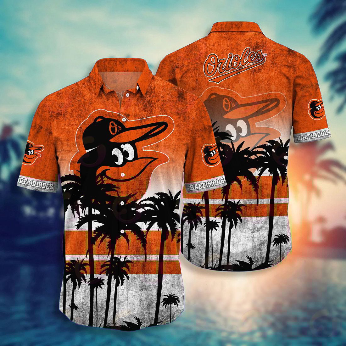 Baltimore Orioles Hawaiian Shirt - Famjoys Baltimore Orioles Hawaiian Shirt - Famjoys