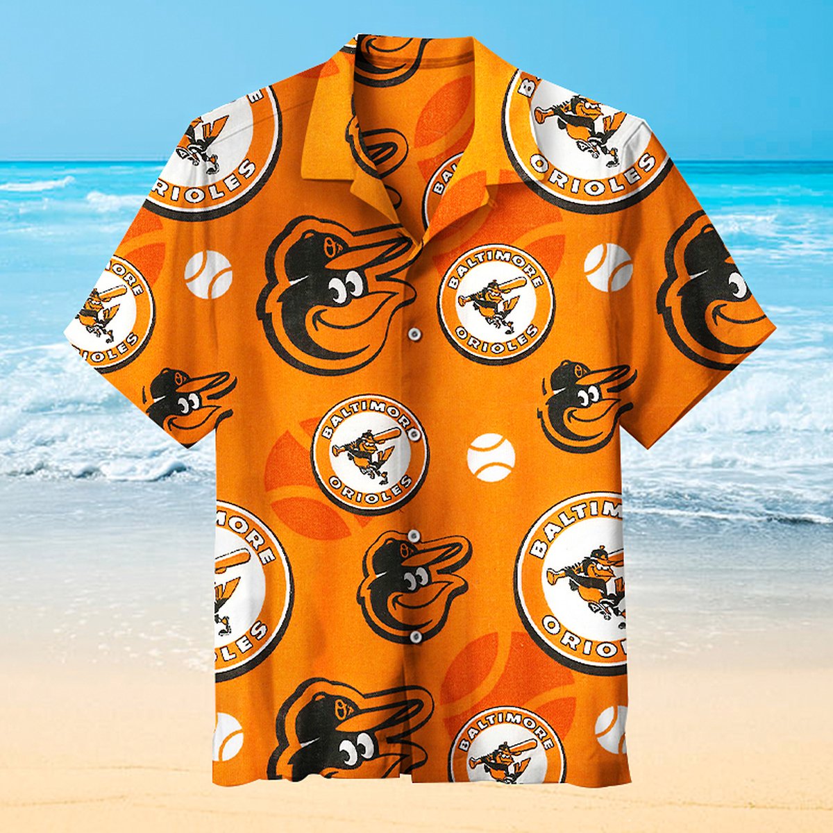 Baltimore Orioles-hawaiian Shirt - Famjoys Baltimore Orioles-hawaiian Shirt - Famjoys