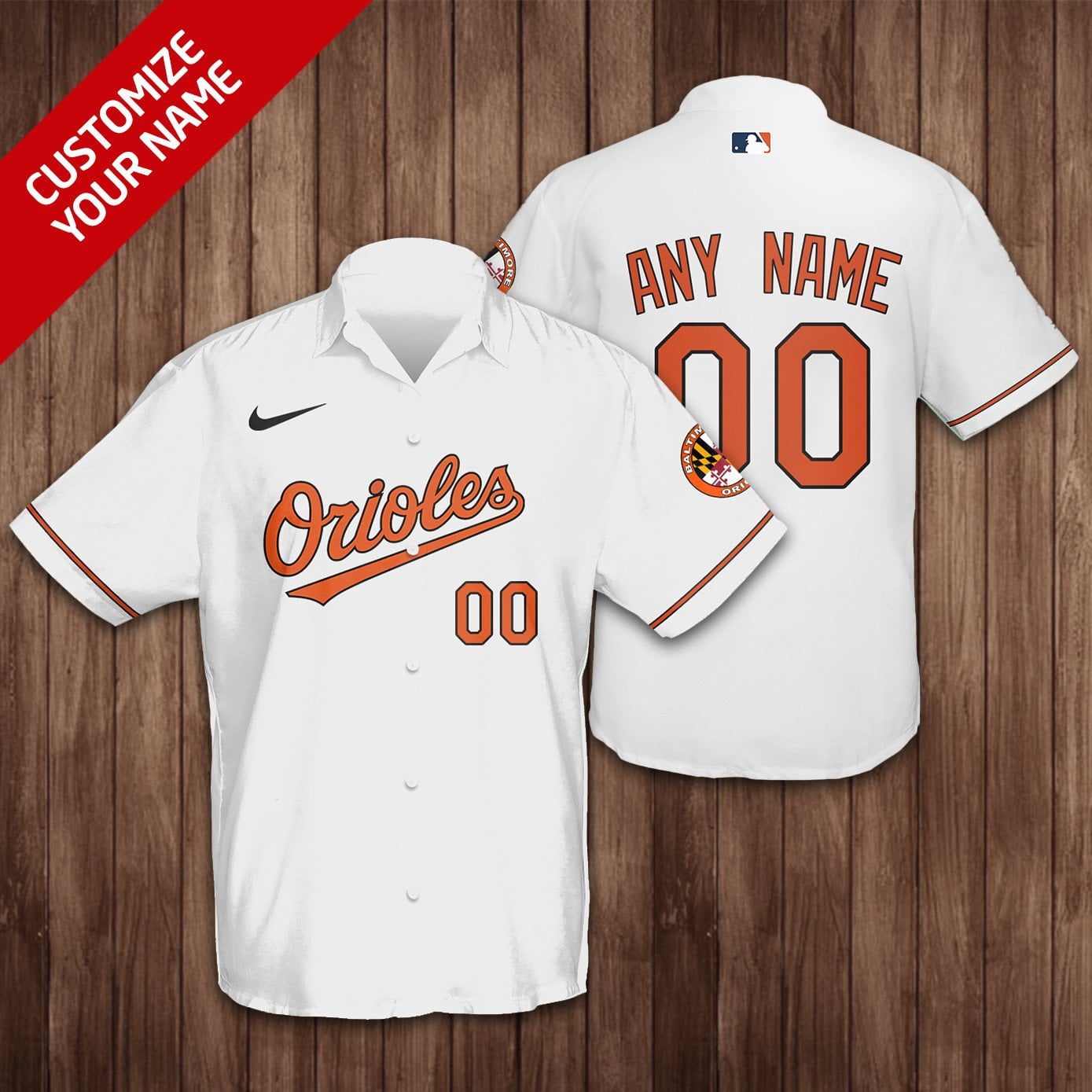 Baltimore Orioles Hawaiian Shirt - Famjoys Baltimore Orioles Hawaiian Shirt - Famjoys