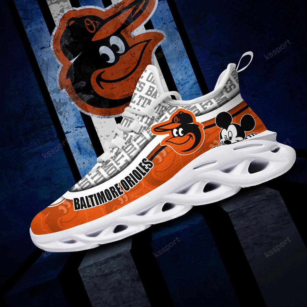 Baltimore Orioles Max Soul Clunky Sneakers - Famjoys Baltimore Orioles Max Soul Clunky Sneakers - Famjoys