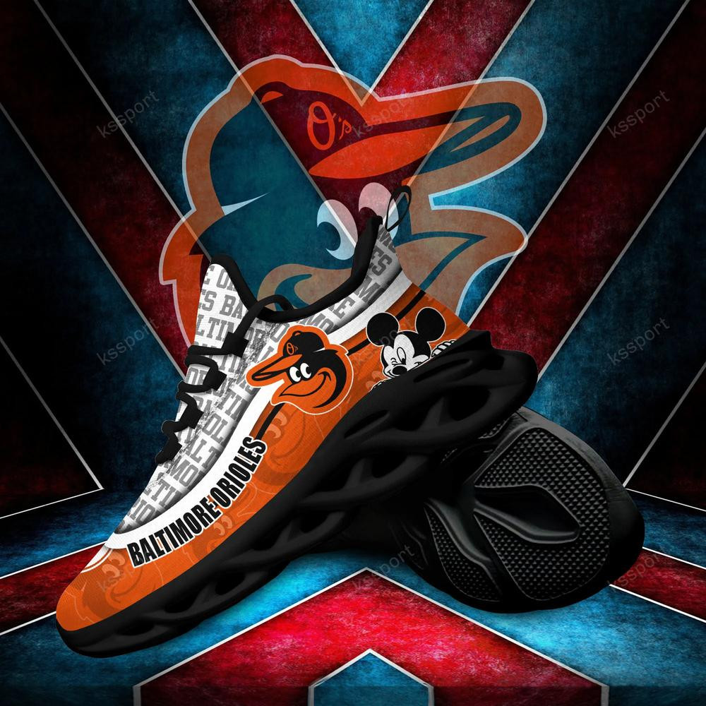 Baltimore Orioles Max Soul Clunky Sneakers - Famjoys Baltimore Orioles Max Soul Clunky Sneakers - Famjoys
