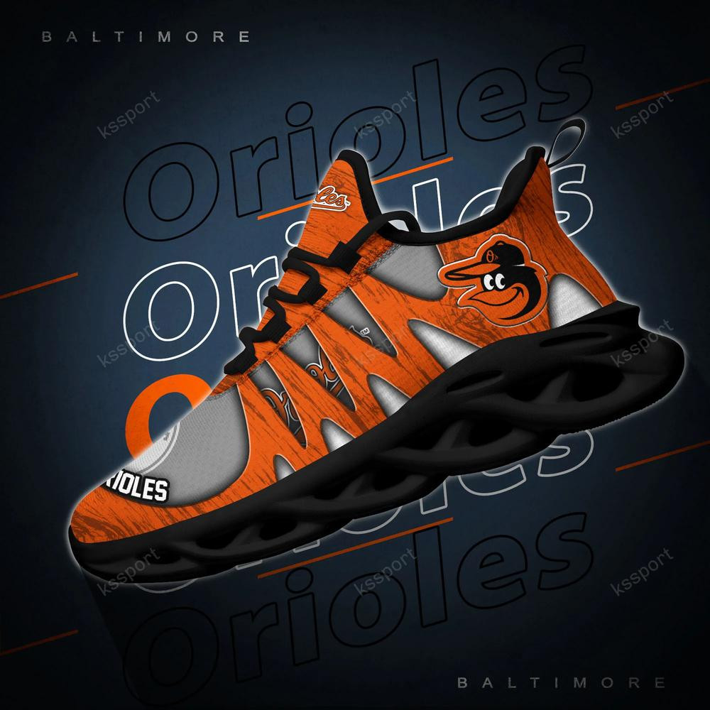 Baltimore Orioles Max Soul Shoes, Running Sneakers - Famjoys Baltimore Orioles Max Soul Shoes, Running Sneakers - Famjoys