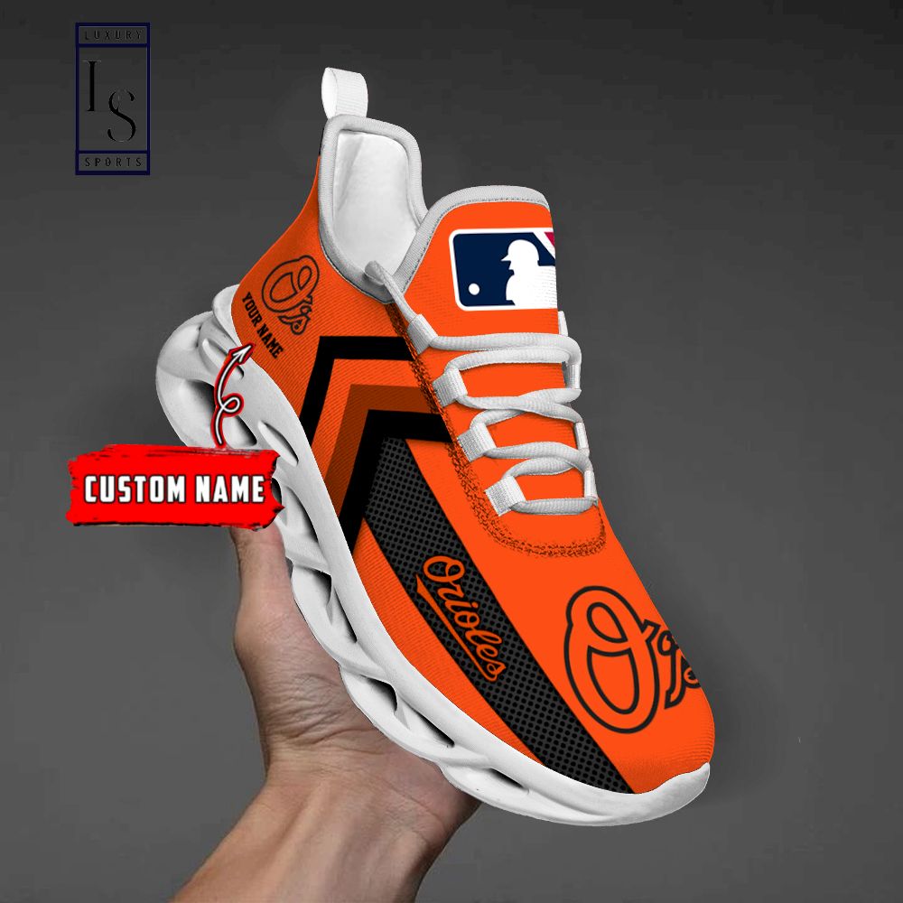 Baltimore Orioles Personalized Max Soul Shoes - Famjoys Baltimore Orioles Personalized Max Soul Shoes - Famjoys