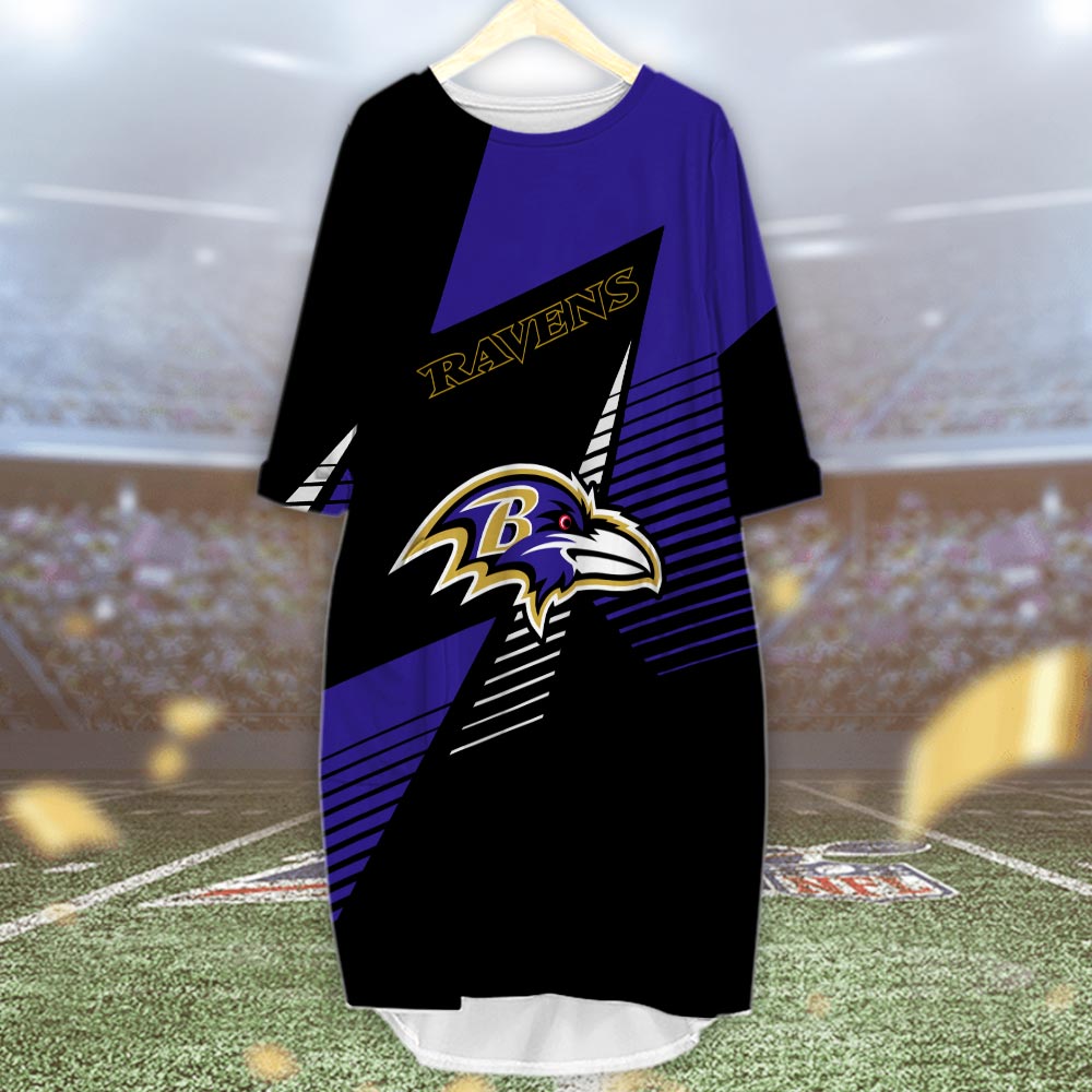 Baltimore Ravens Caftan - Famjoys Baltimore Ravens Caftan - Famjoys