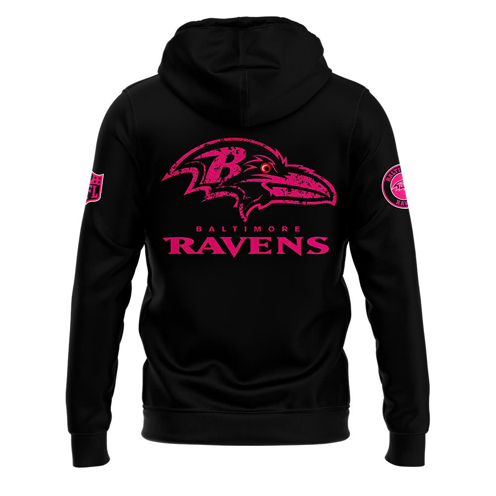 Baltimore Ravens Crucial Catch Club Pullover Hoodie - Famjoys Baltimore Ravens Crucial Catch Club Pullover Hoodie - Famjoys