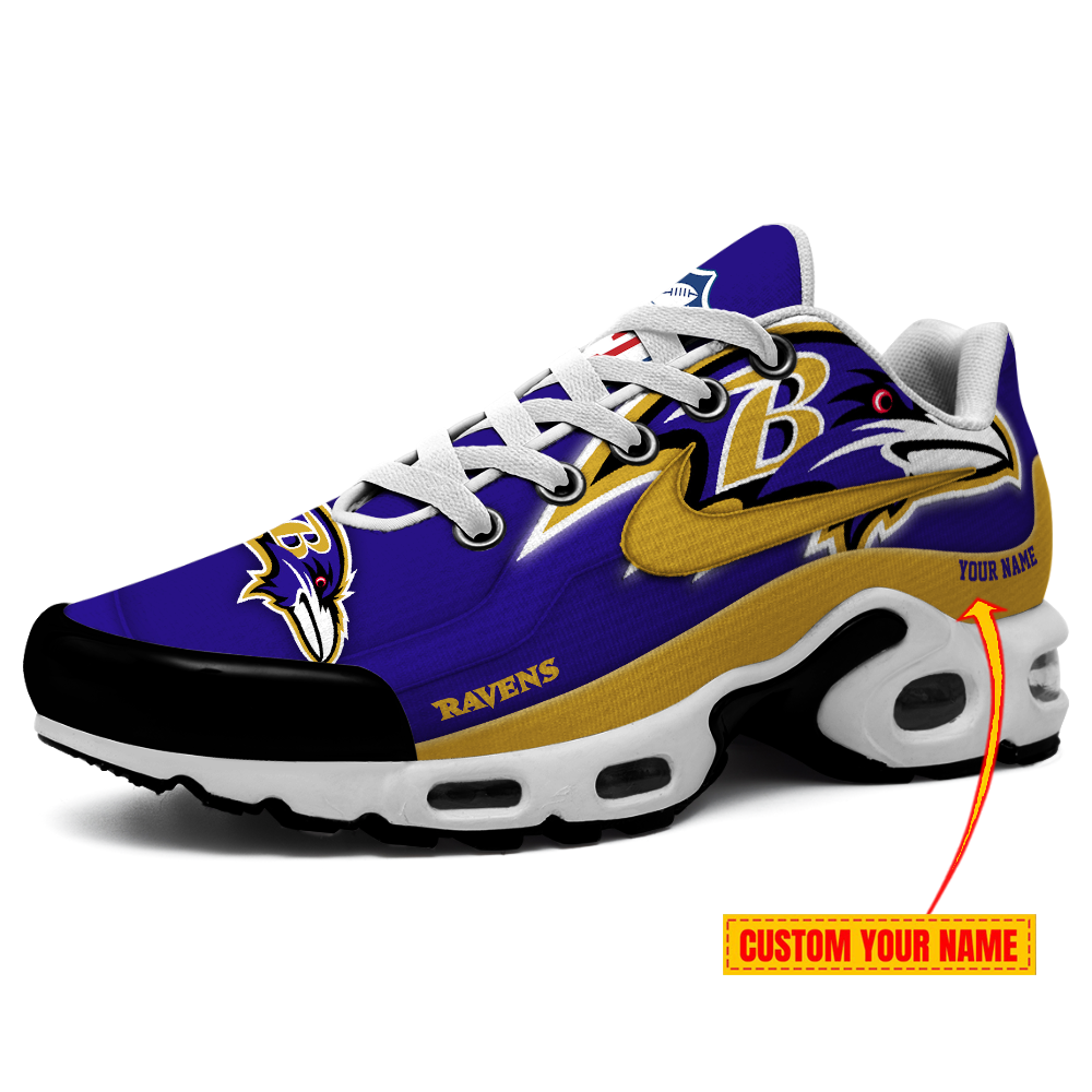Baltimore Ravens Customized Shoes -New Version 32 Teams Personalized H56 Shoes - Famjoys Baltimore Ravens Customized Shoes -New Version 32 Teams Personalized H56 Shoes - Famjoys