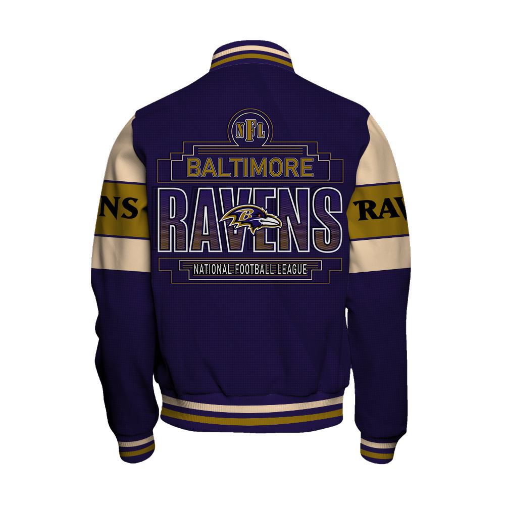 Baltimore Ravens - Dare To Be Different Unisex Varsity Jacket - Famjoys Baltimore Ravens - Dare To Be Different Unisex Varsity Jacket - Famjoys