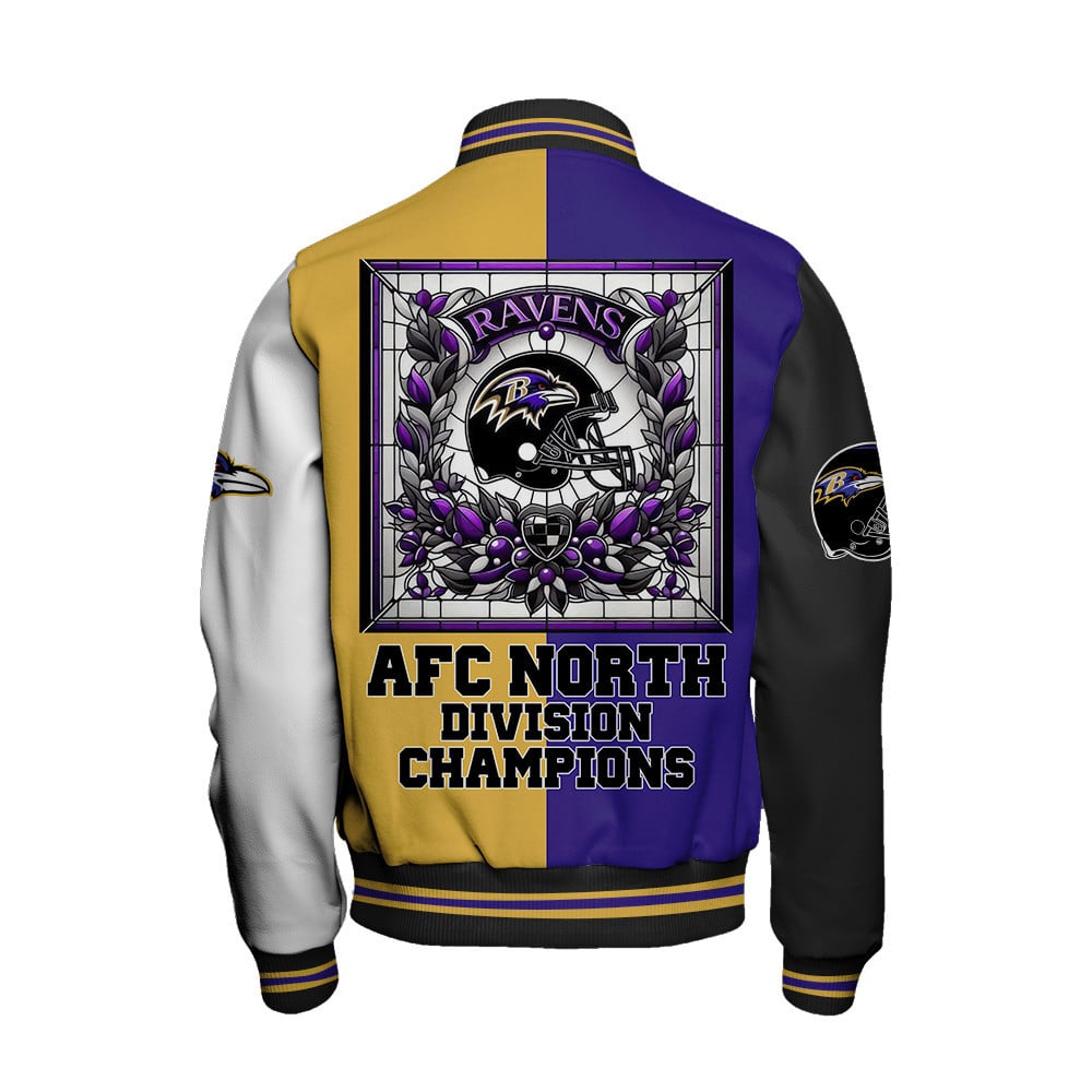 Baltimore Ravens National Football League Varsity Jacket STM V7 - Famjoys Baltimore Ravens National Football League Varsity Jacket STM V7 - Famjoys