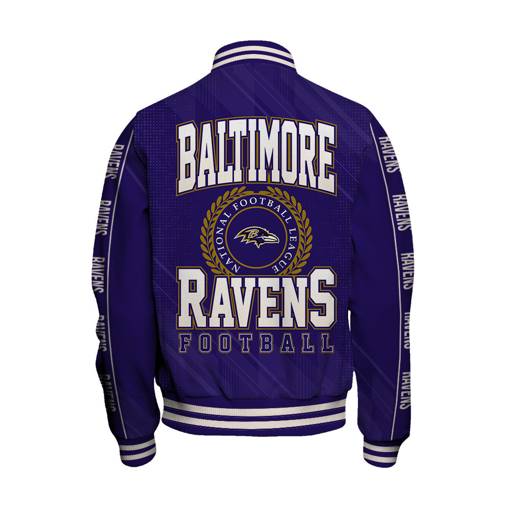 Baltimore Ravens - Personality, Outstanding Unisex Varsity Jacket - Famjoys Baltimore Ravens - Personality, Outstanding Unisex Varsity Jacket - Famjoys