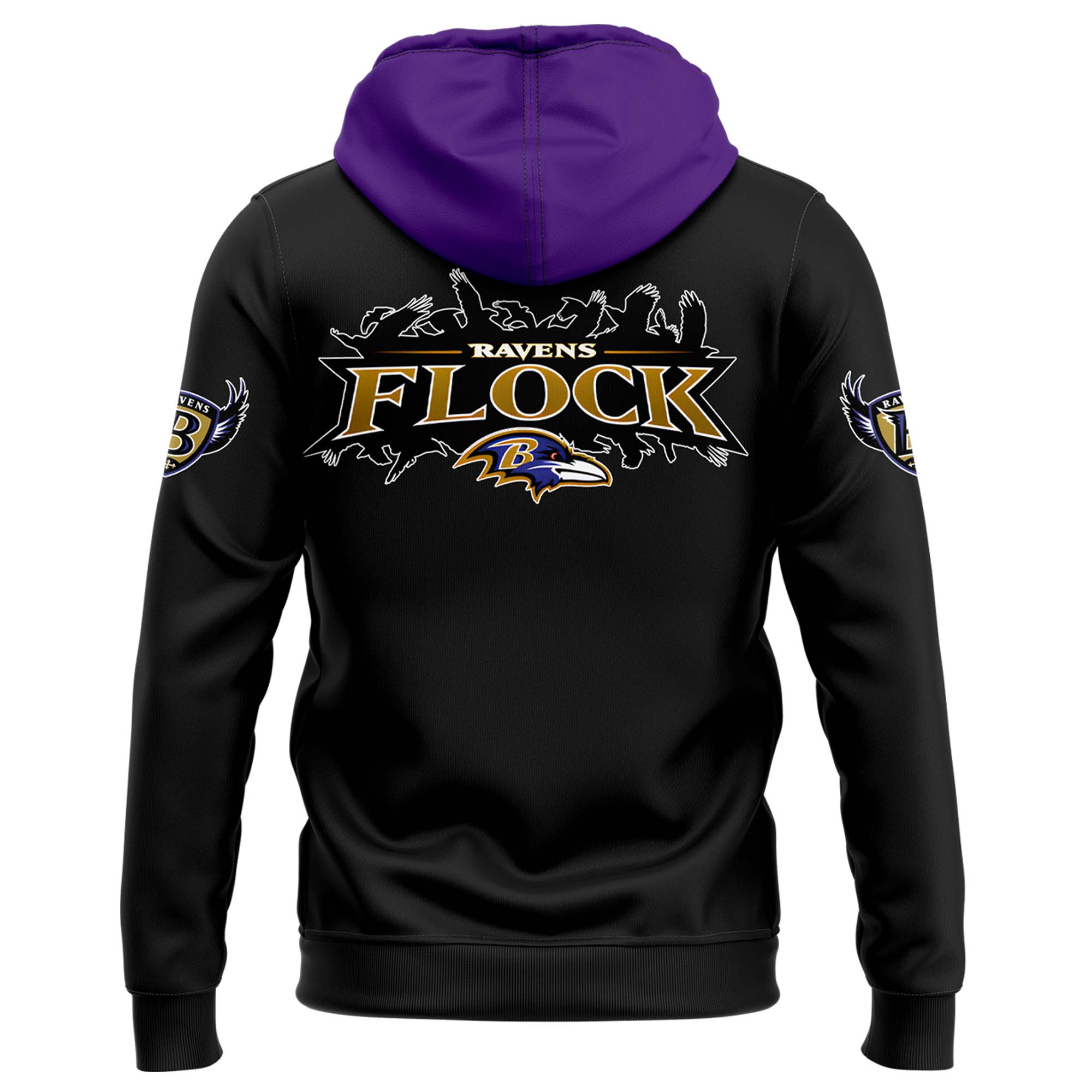 Baltimore Ravens Pullover Hoodie - Famjoys Baltimore Ravens Pullover Hoodie - Famjoys