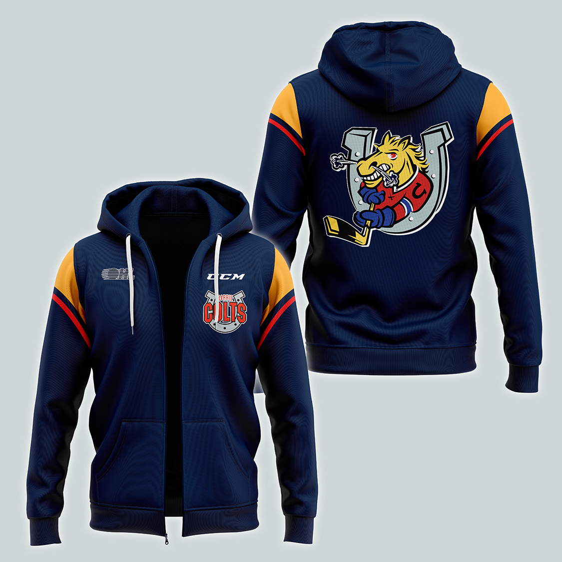 Barrie Colts Zip Hoodie - Famjoys Barrie Colts Zip Hoodie - Famjoys