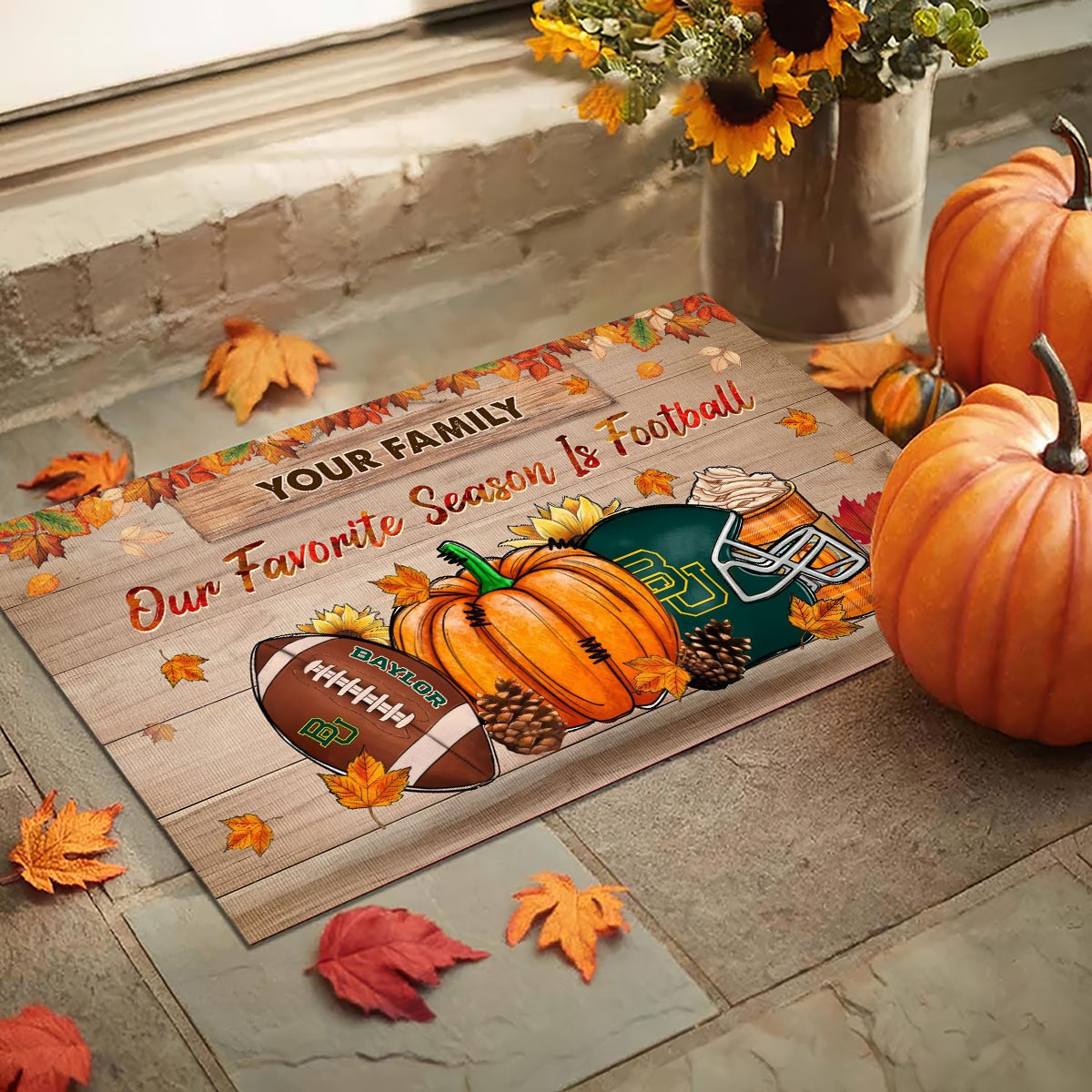 Baylor Bears Our Favorite Season is Football Doormat - Famjoys Baylor Bears Our Favorite Season is Football Doormat - Famjoys