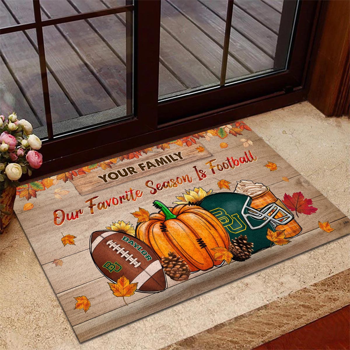 Baylor Bears Our Favorite Season is Football Doormat - Famjoys Baylor Bears Our Favorite Season is Football Doormat - Famjoys